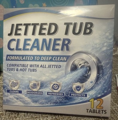 Active Jetted Tub Cleaner 12-Tablet Pack for Jacuzzi/Whirlpool NEW