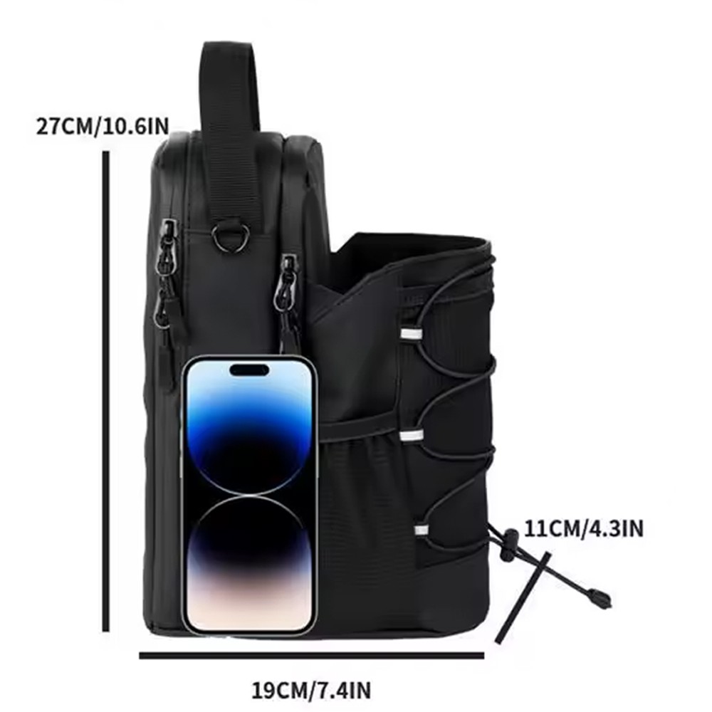 Magnetic Gym Bag with Bottle Holder &ndash; Heavy-Duty Water Bottle Sling with Hook