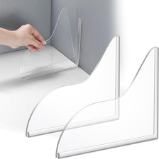 UIOCSSC Shower Splash Guard, 2 Pack Bathtub Shower Water Splash Guards Silicone