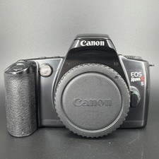 Canon EOS Rebel XS 35mm Black SLR Film Camera Body Only UNTESTED For Parts/rep