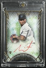 SIXTO SANCHEZ 2021 TOPPS DIAMOND ICONS #RI-SS ROOKIE RED INK AUTO 7/25 MARLINS