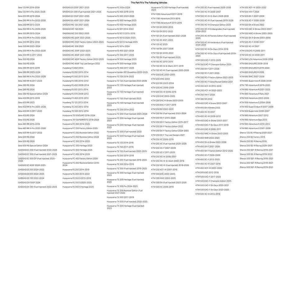 Race Tech Fork Seals For KTM 250 SX-F Factory Edition 2015-2017,2022 - Image 3 of 3