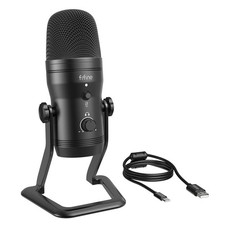 FIFINE K690 USB Condenser Microphone with Mute Monitor Multiple Polar Patterns
