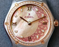 Image of Ebel Sport Classic MOP Dial With Roman Index With Diamonds Women Watch