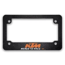 For KTM Racing Motorcycles Textured License Plate Frame Orange (ALL MODELS)