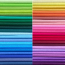 200 Pcs 4"x4" Solid Cotton Fabric Squares Precut for Quilting DIY Crafts