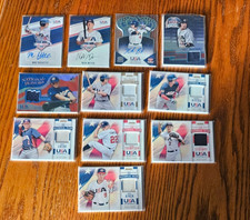 Team USA -(9) Patch Numbered #/rd +(3) Auto See Pictures -Aiken, Meyer, Rivera +