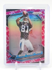 RAGHIB ROCKET ISMAIL 2025 PRIZM PINK SUPER BOWL LX /60 #86 PANTHERS Q5384