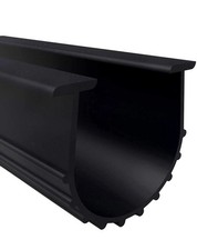 20FT Garage Door U-Bottom Weather Stripping Rubber Seal Strip Replacement T Ends