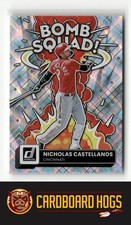 2022 Donruss #BS-10 Nicholas Castellanos Cincinnati Reds Bomb Squad Diamond