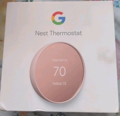 Google Nest Smart Thermostat, Sand - GA02082-US