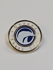 Quyana Thank You Lapel Pin Alaska Travel Souvenir