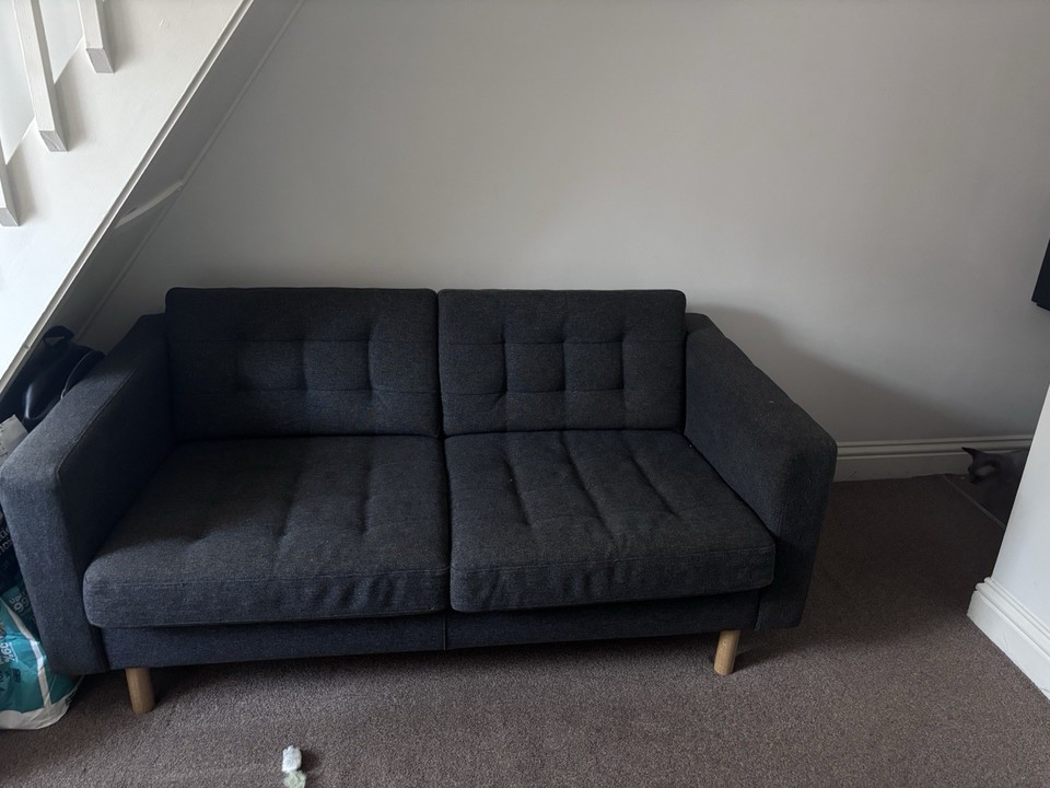 RRP:£499 IKEA LANDSKRONA GUNNARED GREY TWO SEATER SOFA | eBay UK