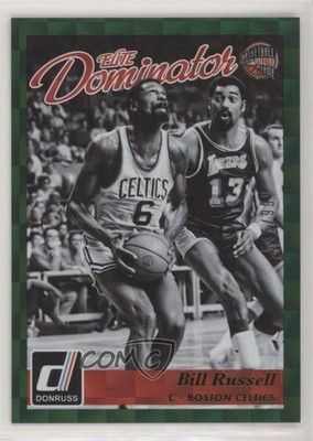 2015-16 Panini Donruss Elite Dominator Hall 45/999 Bill Russell #24 HOF 06z2