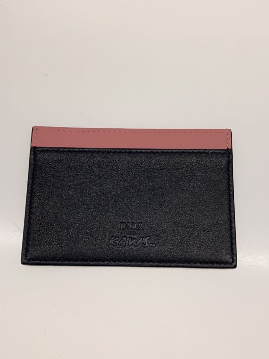 Christian Dior x KAWS Leather Card Case, Black, Women's, 10-BO-1108 thumbnail 2