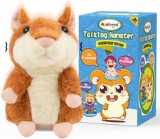Ayeboovi Toddler Toys Talking Hamster Repeats What You Say, Kids Toys for 2 3 4