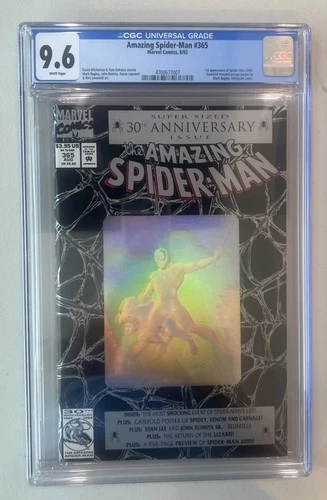 Amazing Spider-Man #365 1992 CGC 9.6 #363 #255 #256 + All Detergent Special