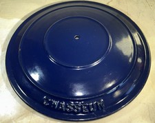 GENUINE CHASSEUR CAST IRON ENAMEL 23.5cm BLUE ROUND LID