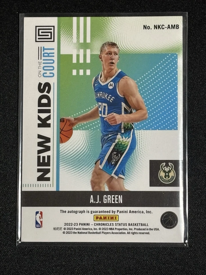 2022-23 Chronicles Status AJ Green New Kids on the Court Rookie Autograph RC - Image 2 of 2