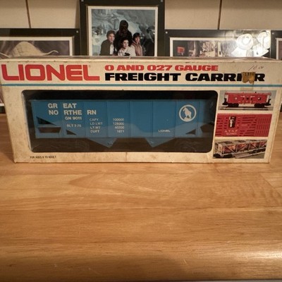 Lionel Trains Great Northern Blue 2-Bay Hopper Car Semi Model Railroad 9011