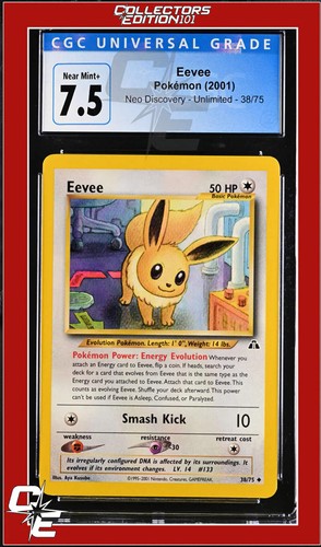 Eevee (Unlimited) graded CGC 7.5 for sale on eBay