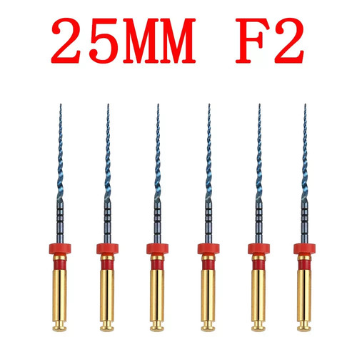 6 Pezzi Uso Motore Dentale Canale Radice Endo Niti Lime Rotanti Calore Attivato 19/25MM - Foto 21 di 26