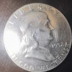 1952 Franklin Half Dollar 50C 90% Silver Business Strike Philadelphia KM#199