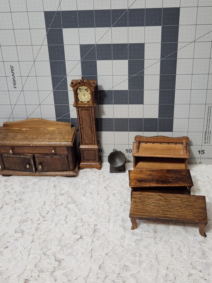 Kit de muebles vintage para casa de muñecas para salón.L-5 Foto 2 de 4