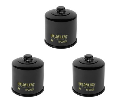 3 Hiflofiltro HF204RC Premium Racing Oil Filter Honda Kawasaki Suzuki Yamaha ATV