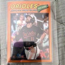 Topps 2026 Heritage Jordan Westburg #184 Chrome Orange Refractor /25 Orioles