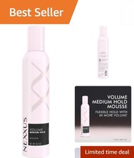 Luxury Volume Hair Mousse 10.6 oz - 72 Hour Humidity Shield Frizz Control