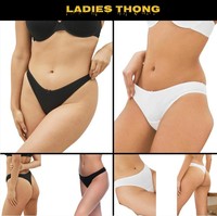6 Pack Womens Cotton G-String Thongs Soft Stretch Comfortable Briefs Panties