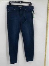 Liverpool Womens Blue Denim 5-Pocket Design Stretch Ankle Skinny Jeans Sz 10/30