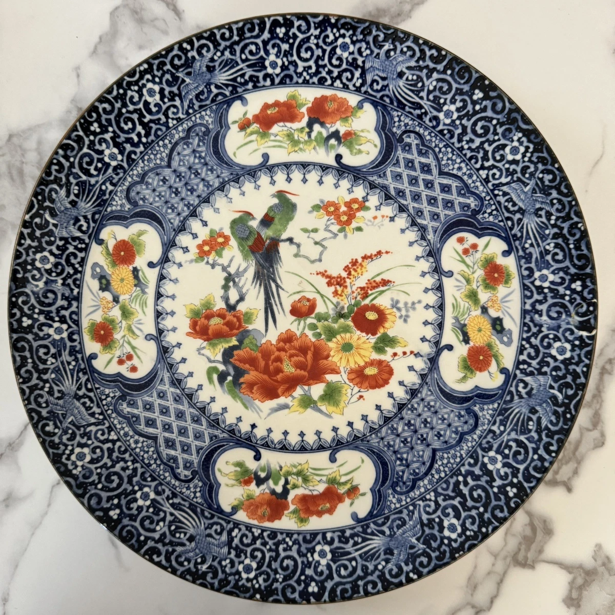 瓷器 置物 アンティーク 铭刻有り 陶瓷多色1900-1940 年日本盘子| eBay