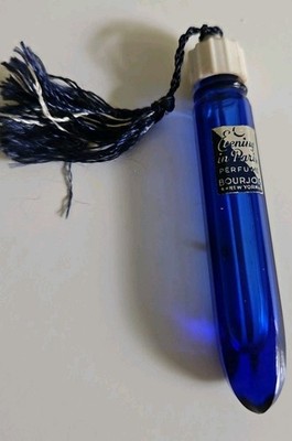 BOURJOIS NEW YORK alte Parfum Miniatur EVENING IN PARIS Flakon Tasche RAR