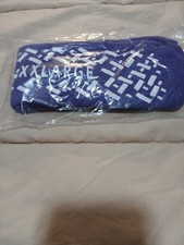 XXL Non Slip Socks Purple With White New With No Tags In Plastic