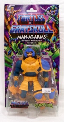 Mattel MOTU TMNT Turtles Of Grayskull Man-At-Arms 5.5'' Figure Wave 1
