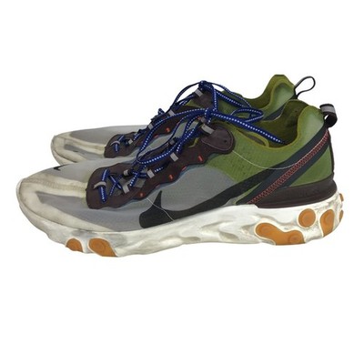 NIKE React Element 87 Moss/Black-Eldorado Aq1090-300 Men's sneakers Shoes US 12