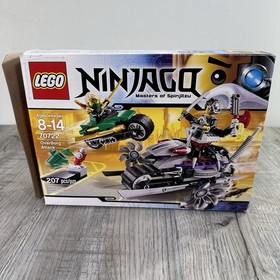 Rare LEGO 70722 Ninjago Overborg Attack Retired Set 100% Complete Box Manual