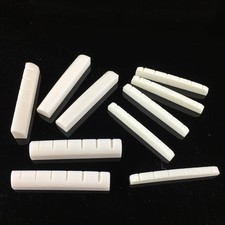 Real Slotted Bone Nut For ST TL SG LP Electric Guitar 43 6 9mm 42 3.5 5.5mm