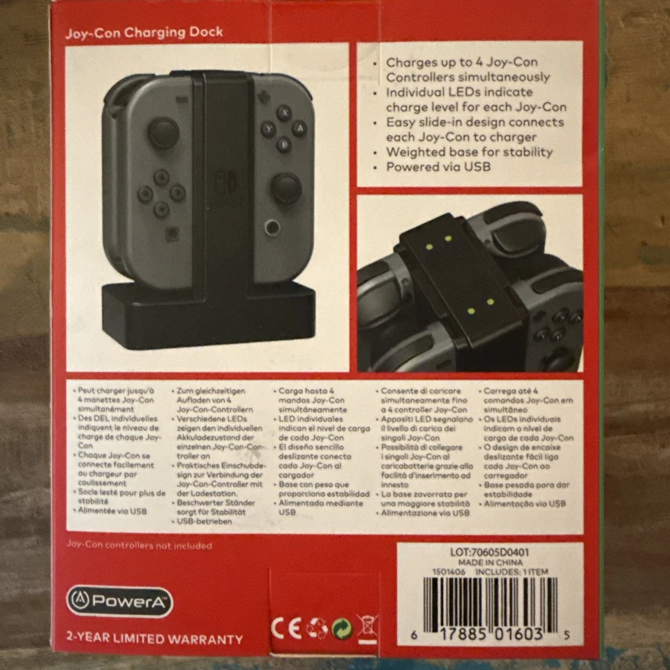 NEW PowerA Joy-Con Charging Dock for Nintendo Switch - Officially Licensed - Image 2 of 4