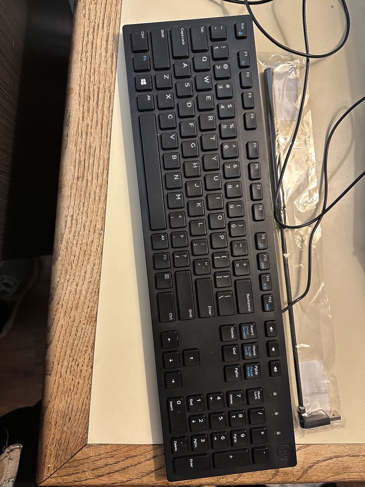 Dell KB216-BK-US Multimedia Wired Keyboard For Desktop Slim And light- Black