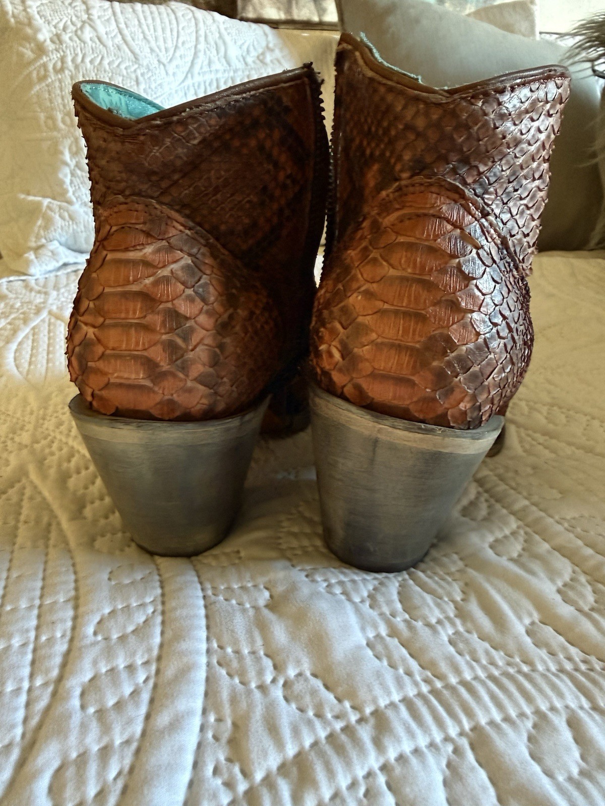 Corral Women's Python Leather Boots - image 8