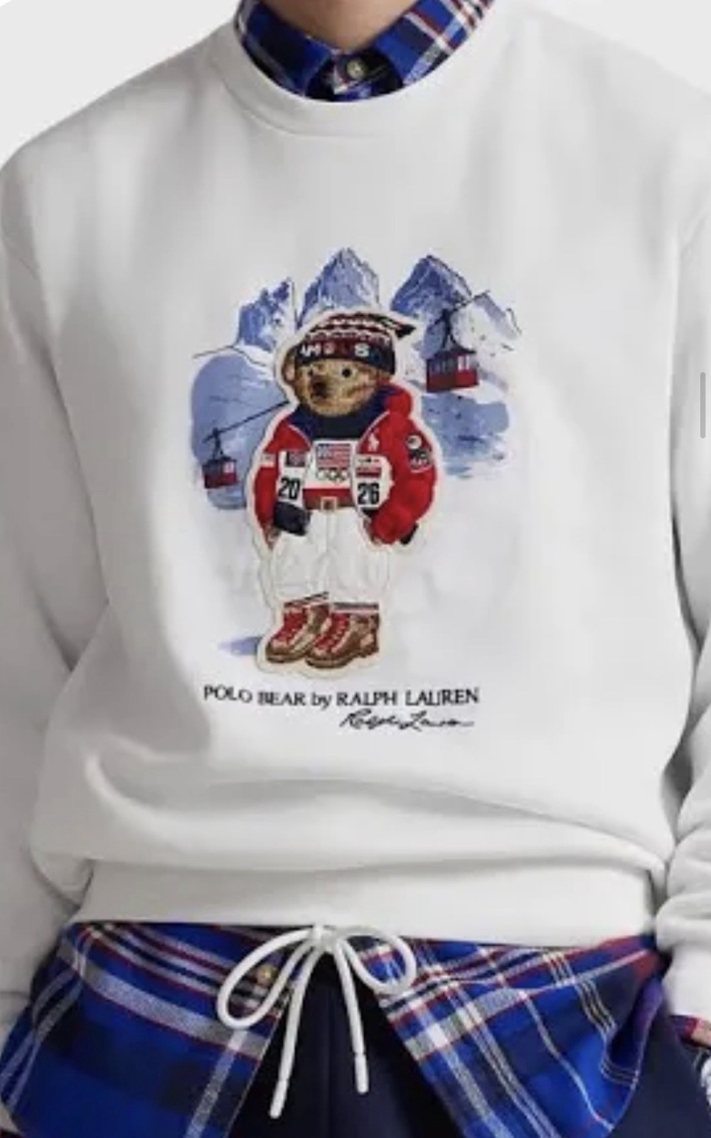Polo Ralph Lauren Olympic bear sweatshirt Taylor Swift size Medium NWT On hand! thumbnail 4
