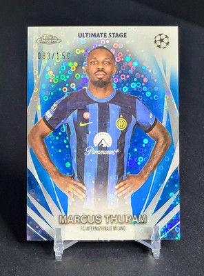 Marcus Thuram - 2023-24 Topps UEFA Club Competitions - Ultimate Stage /150 Blue