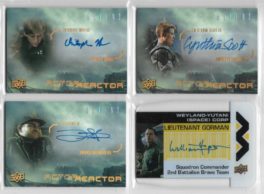 Upper Deck - 2018 Aliens Movie - Autograph & Sketch Card Selection NM