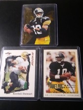 1995 Kordell Stewart Score, Topps, Pinnacle Zenith Rookie Cards 