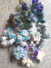 mixed lot Vintage Millinery Rosette Flowers sprays Korea NOS