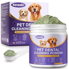 Dog Dental Powder, Dog Breath Freshener, Dog Teeth Cleaning, Plaque Bad Bre...