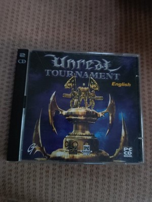 unreal turnier 2 disc pc cd rom vintage videospiel